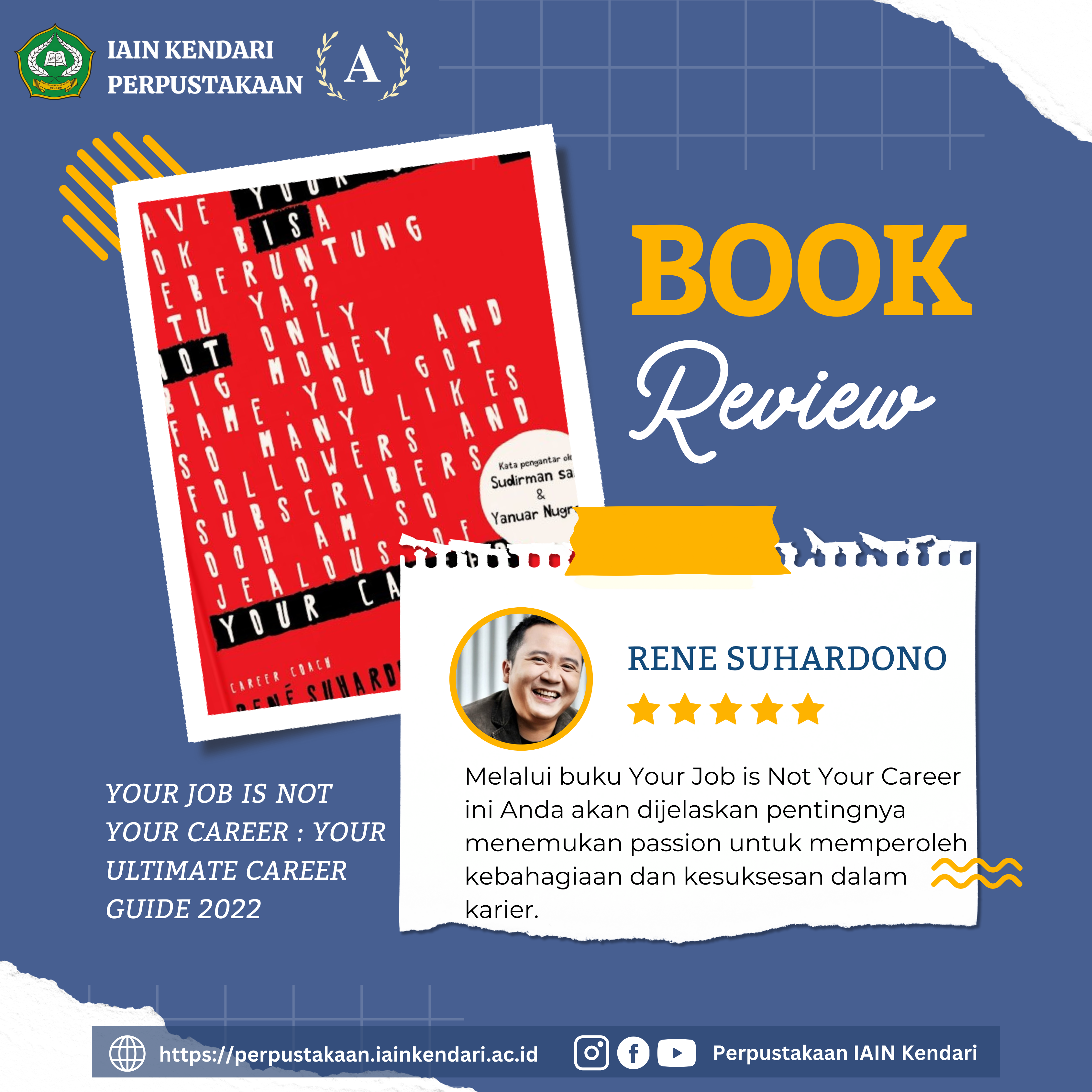 Read more about the article REVIEW BOOK : Your Job is Not Your Career